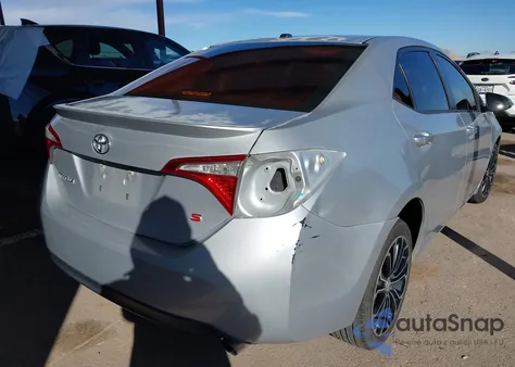 2014 Toyota Corolla S Plus from USA, damaged, VIN 5YFBURHE2EP012102